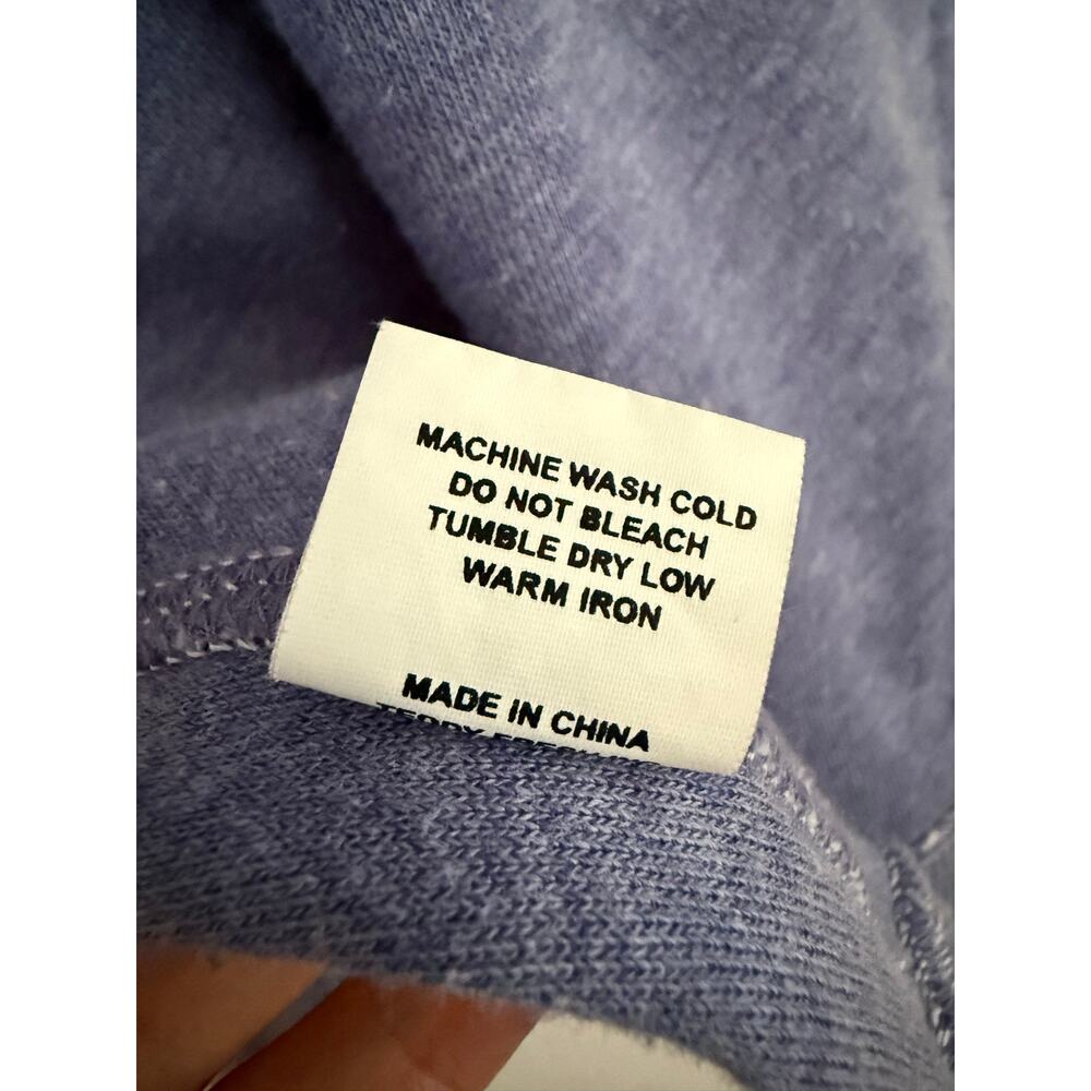 Teddy Fresh Reversible Bear Sweatshirt Blue Gray Unisex L Crewneck Hi Bye Mom - Picture 5 of 10